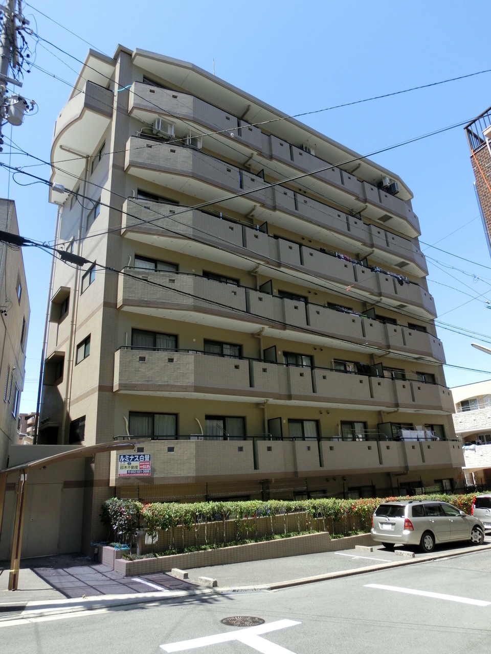 名古屋城駅より徒歩10分 築31年4ヶ月 7階建の賃貸物件